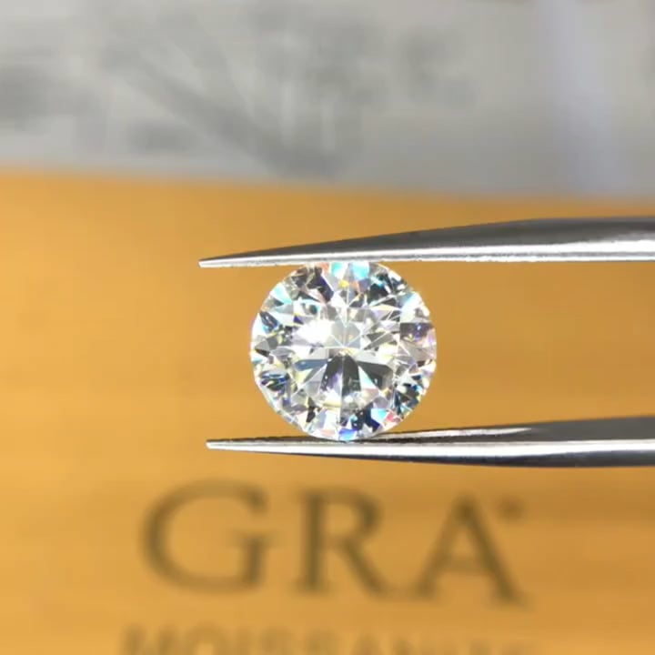 GRA Certified Moissanite Stone β Perfect Diamond Alternative