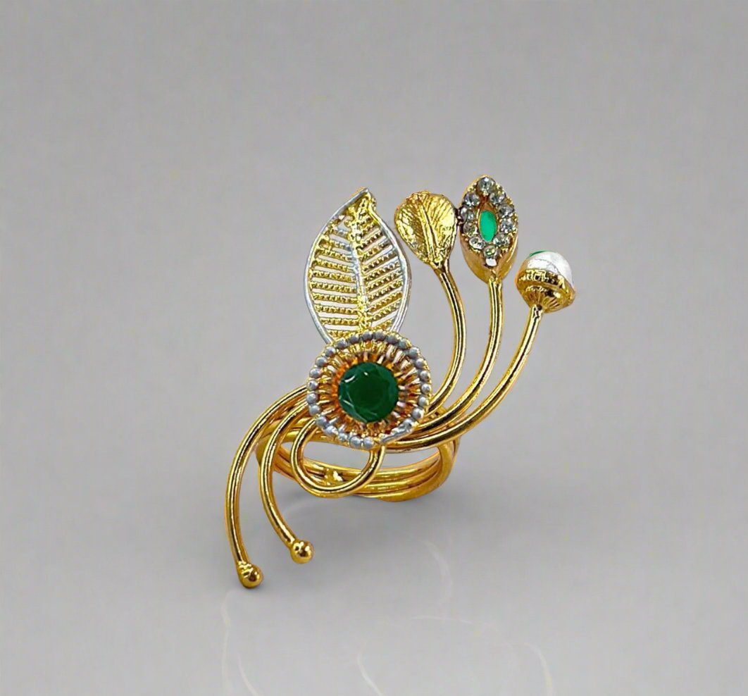 FRN Round Leaf Ring Adjustable PRH