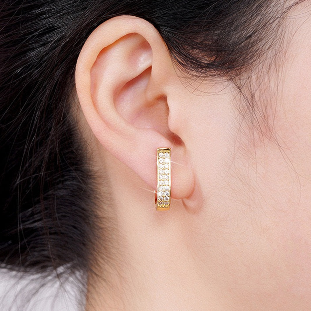 CRSNT Dazzling Hoops Pair