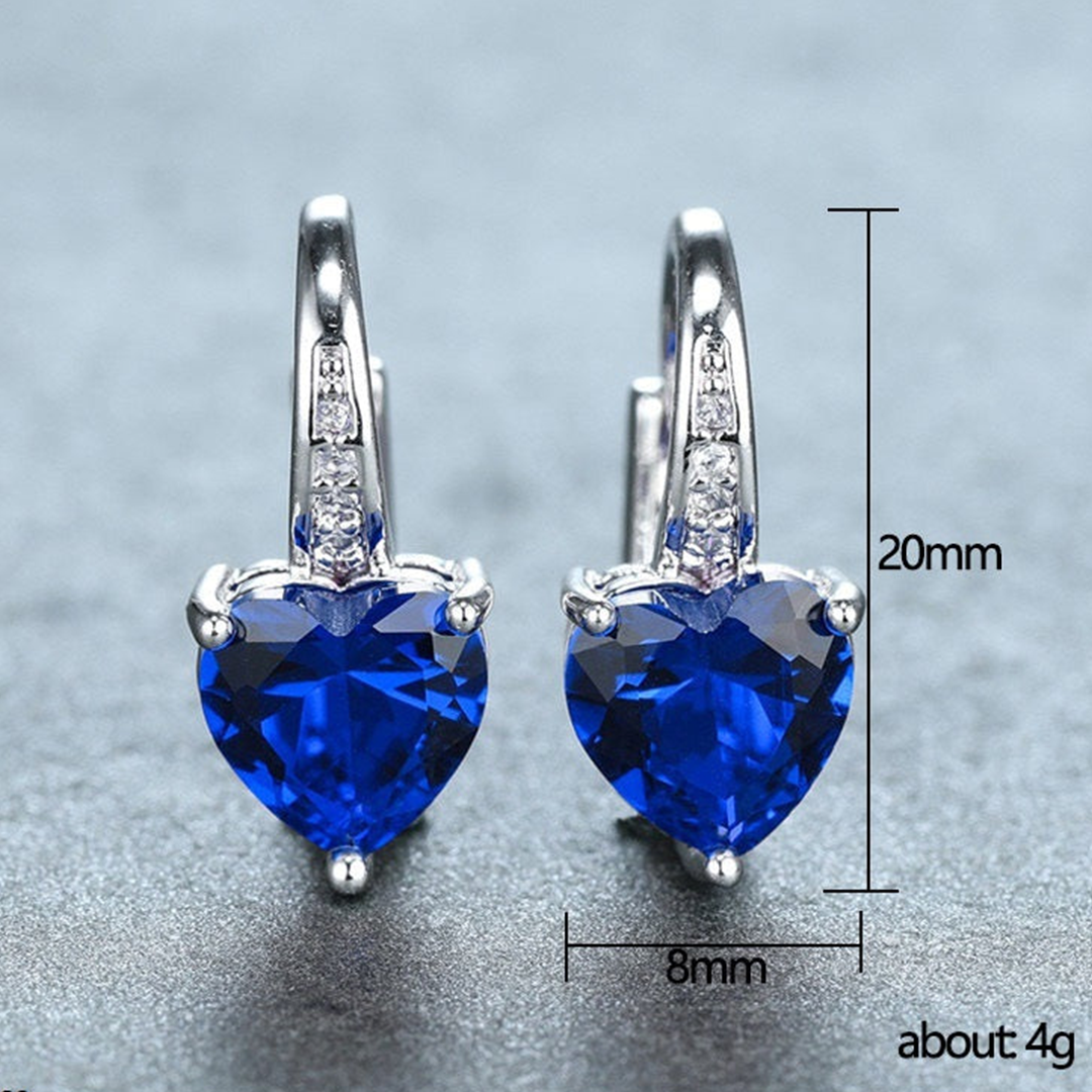 CRSNT Heart Ear Hoops Pair