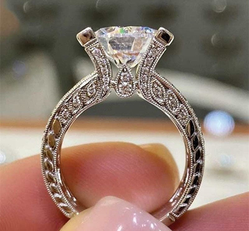 Cathedral Zircon Ring