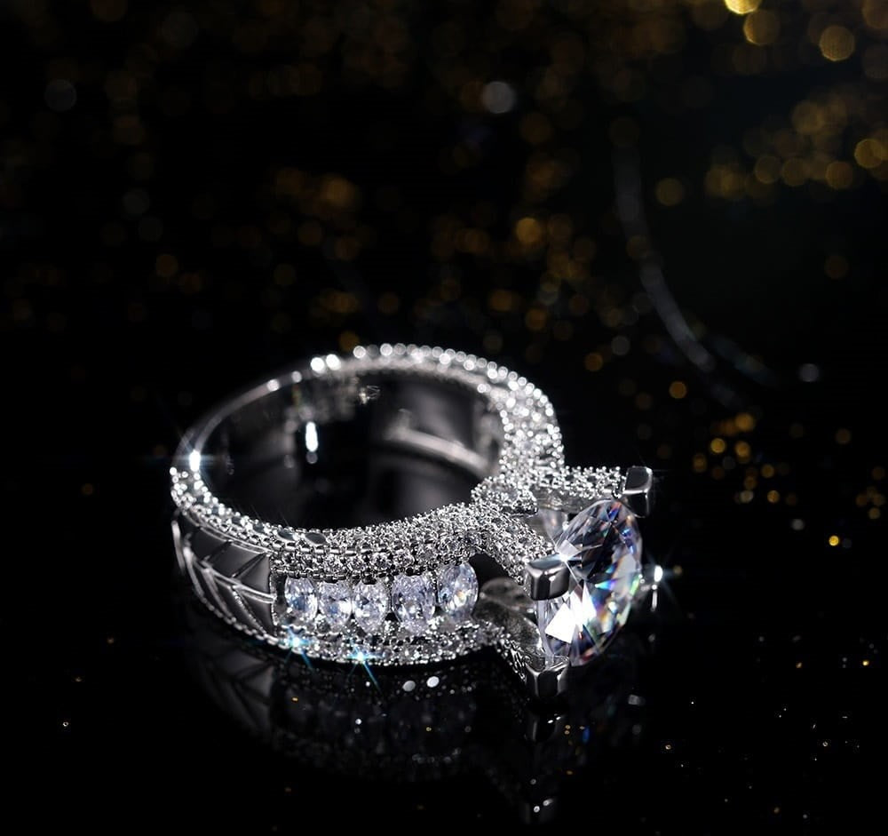 Cathedral Zircon Ring