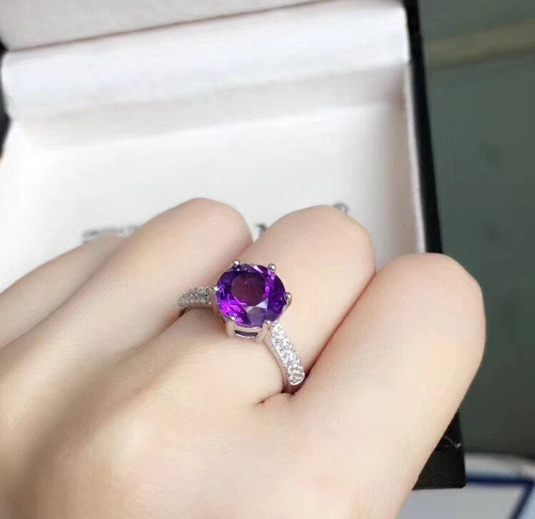 Crsnt KRL Adjustable Round Ring – Elegant Silver-Plated Ring for Women