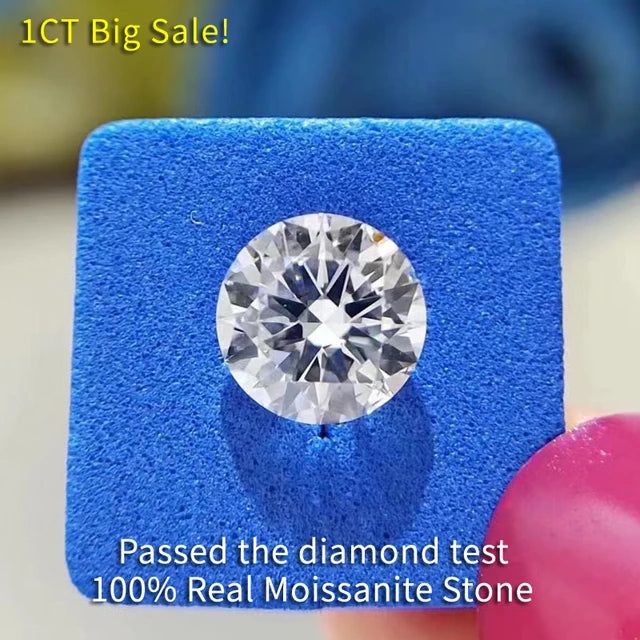 GRA Certified Moissanite Stone – Perfect Diamond Alternative