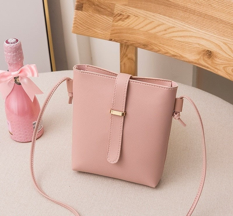 03- Plain Strap Bag Pink HBGP