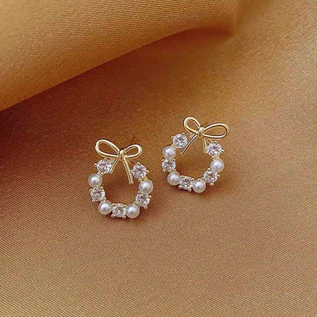 04 Pearl Bow Tops Pair