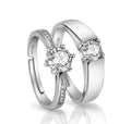 Crsnt ZFQ Adjustable Couple Rings – Stylish Matching Bands for Couples