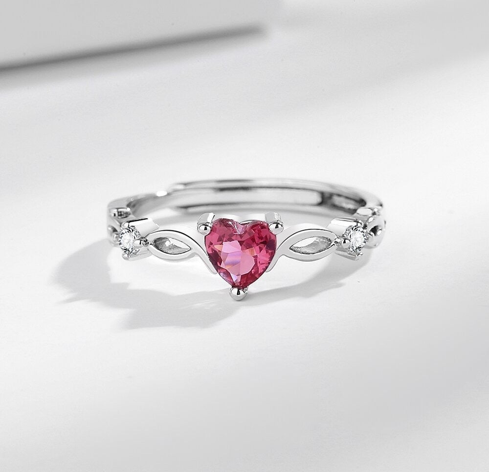 Crsnt BLX Heart Ring Adjustable CRSH