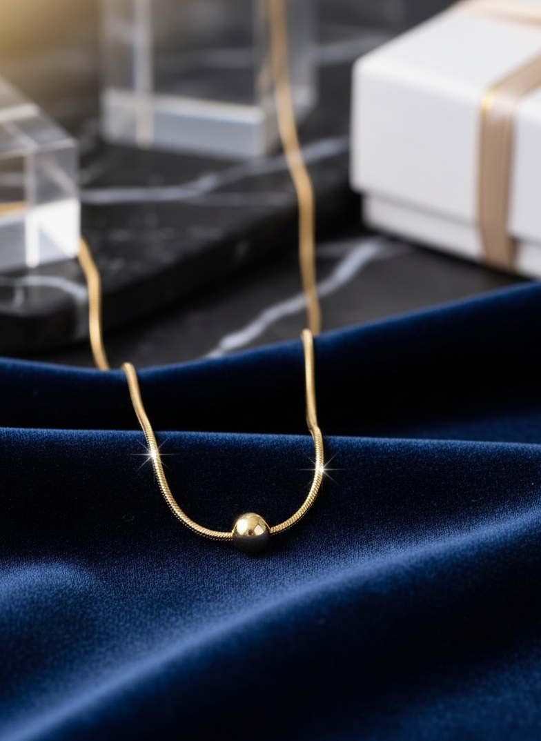 Gold Color Round Pendent