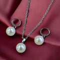 Pearl Drop Pendant Set
