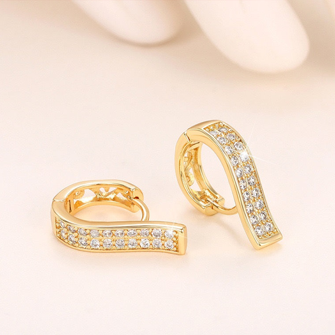 CRSNT Dazzling Hoops Pair