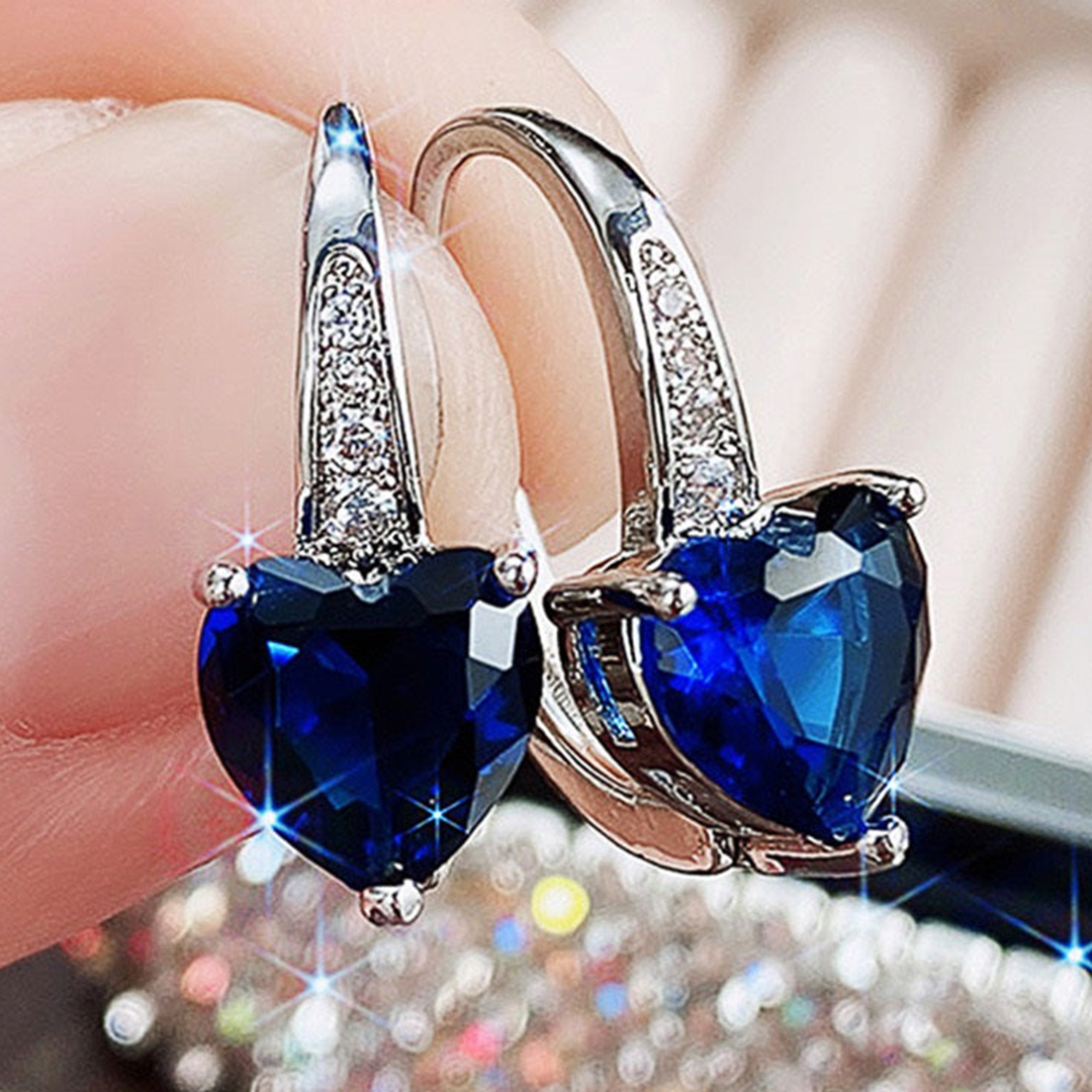 CRSNT Heart Ear Hoops Pair