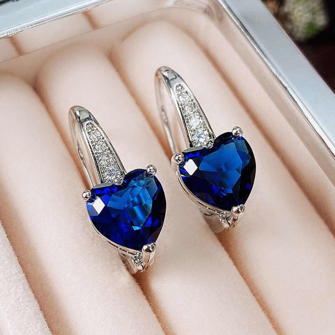 CRSNT Heart Ear Hoops Pair