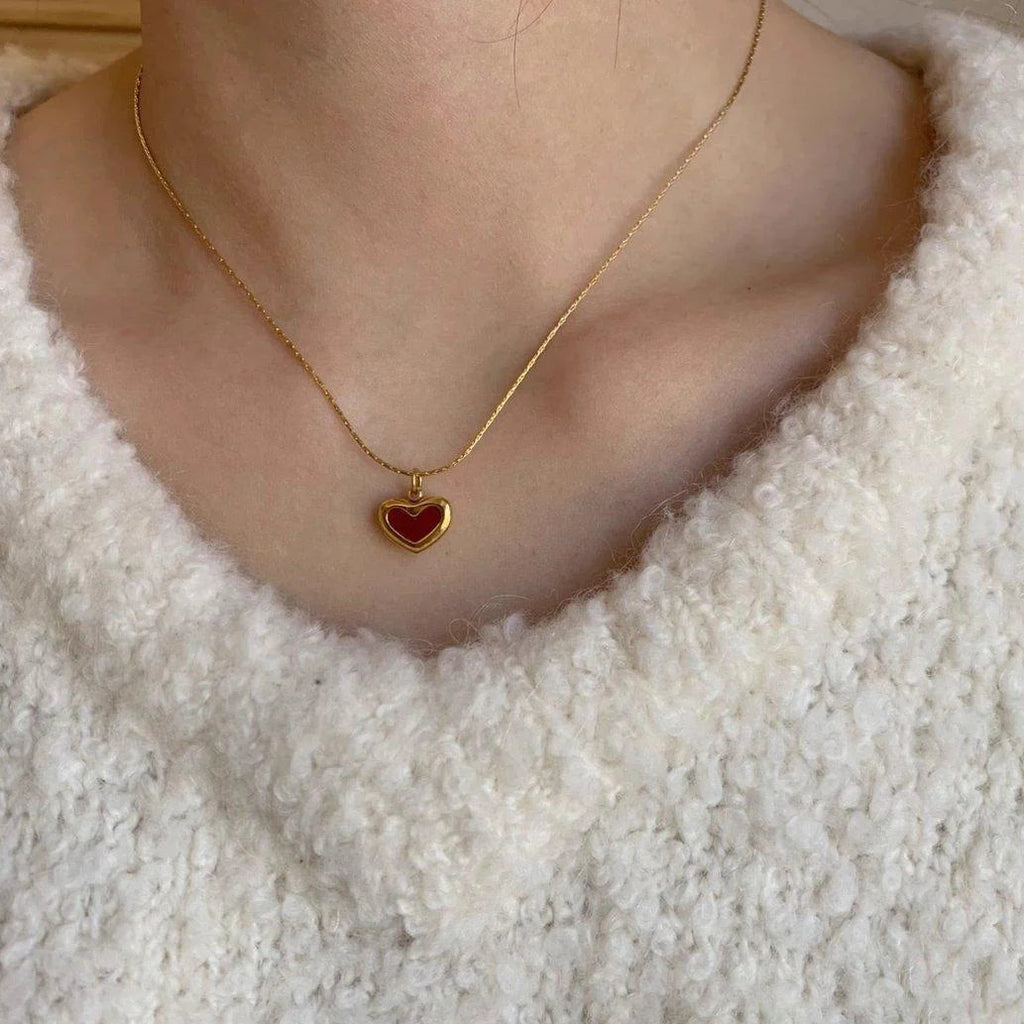 Imp Stainless Steel Heart Pendant