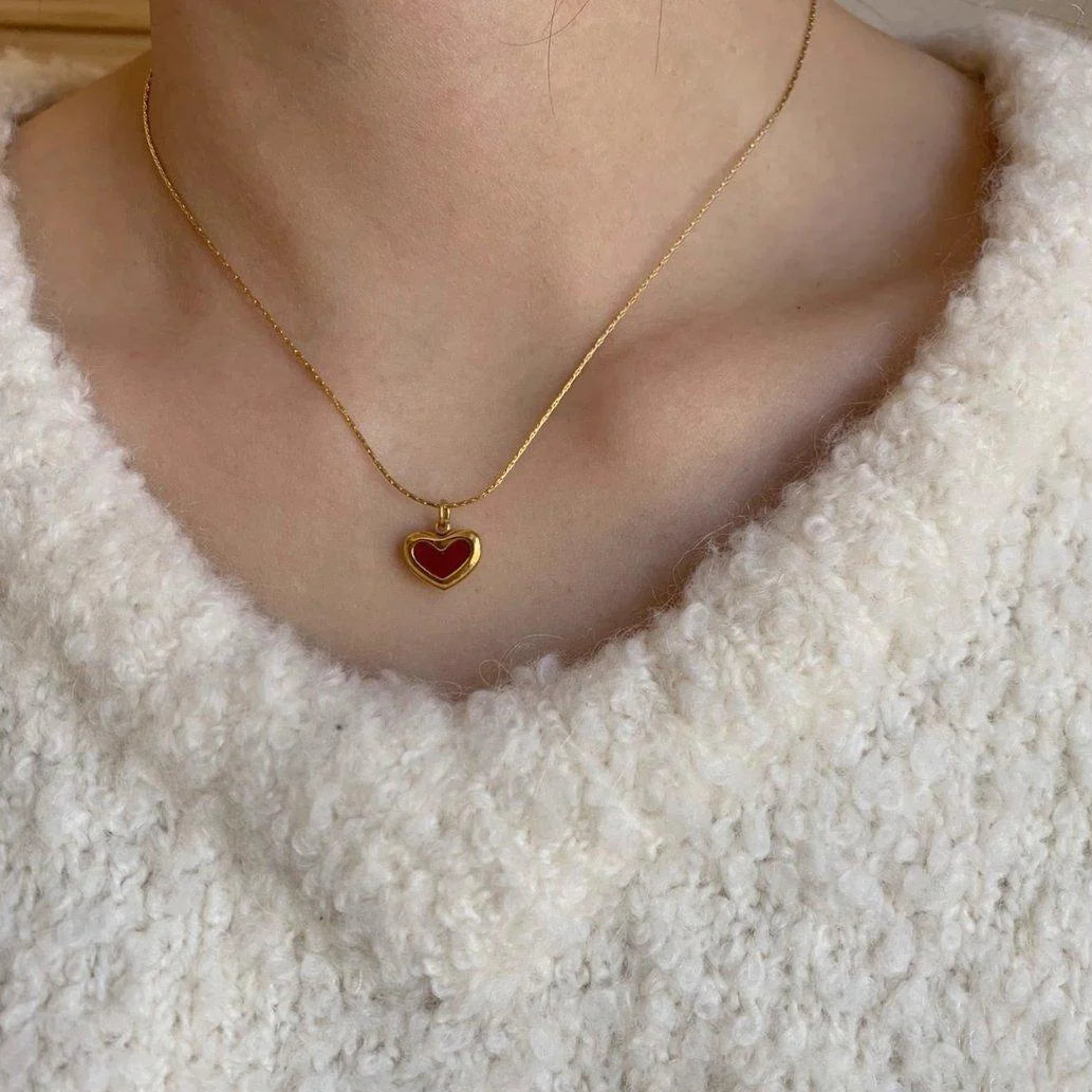 Imp Stainless Steel Heart Pendant