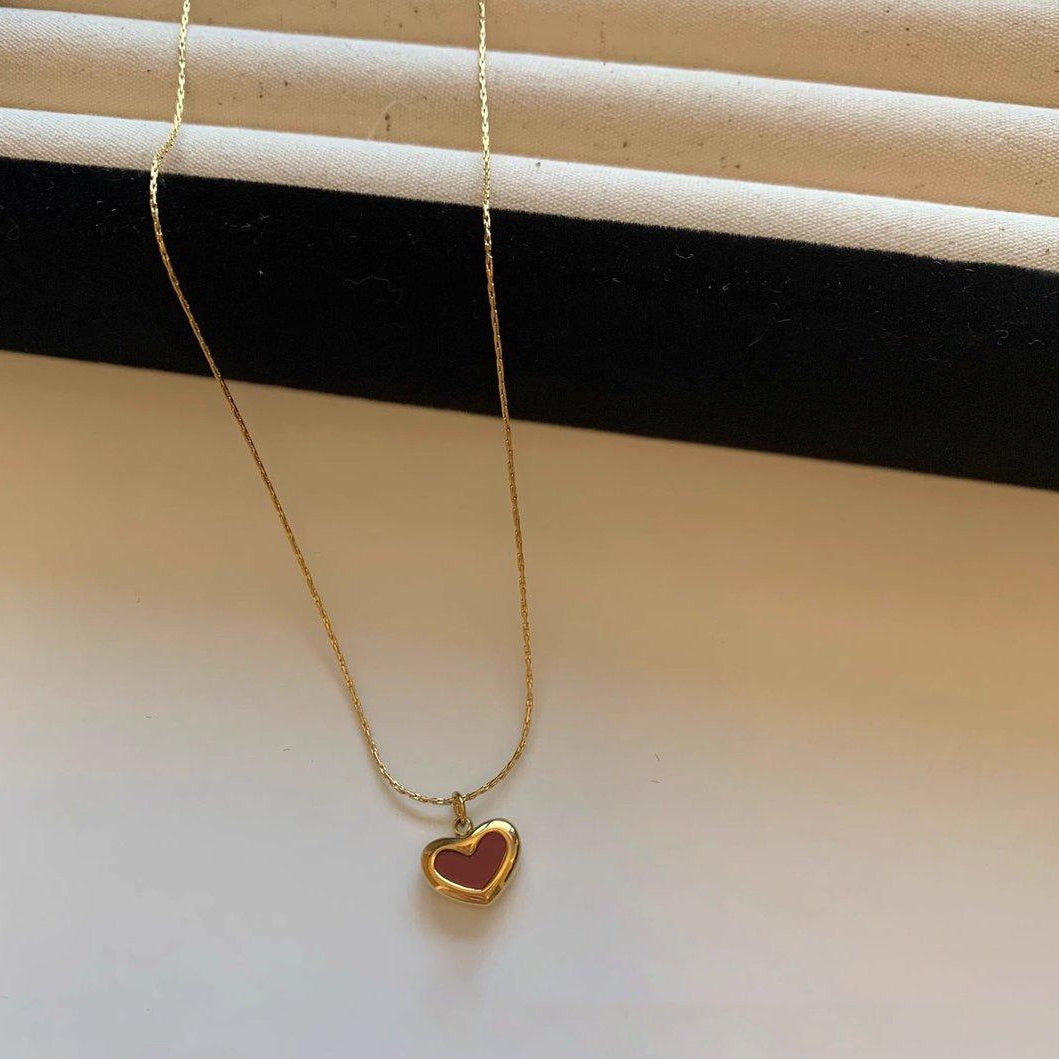 Imp Stainless Steel Heart Pendant