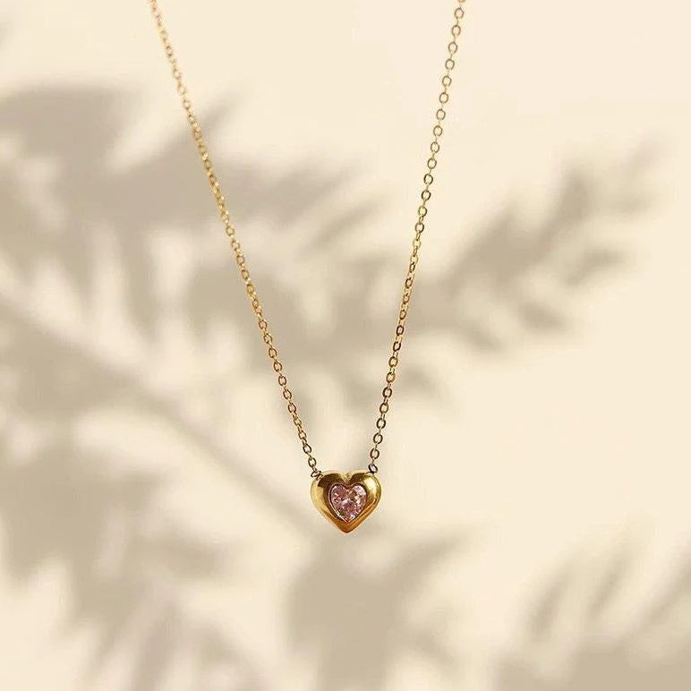 DGF Heart Stainless Steel Pendent