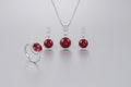 Royal Ruby Zircons Set