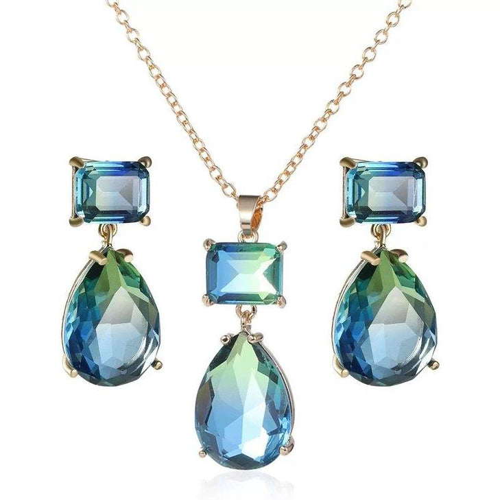 Beach Blue Pendent Set