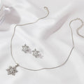 QWN Snow Pendant set Silver