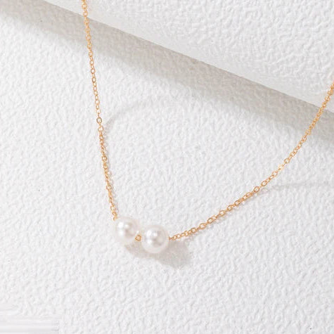 Two Ball Pendent With Chain