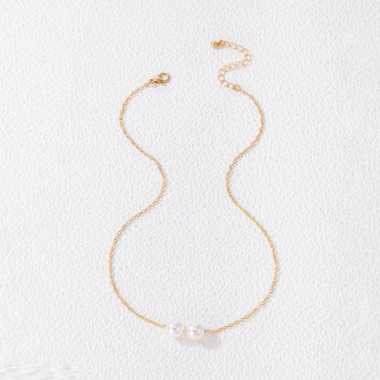 Two Ball Pendent With Chain