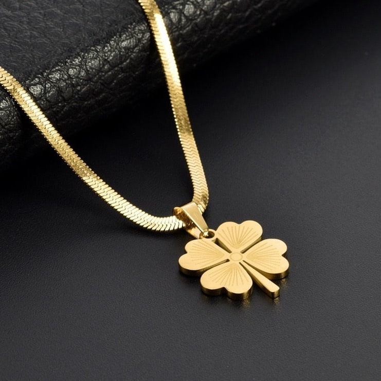 Gold DGF Flower Pendant