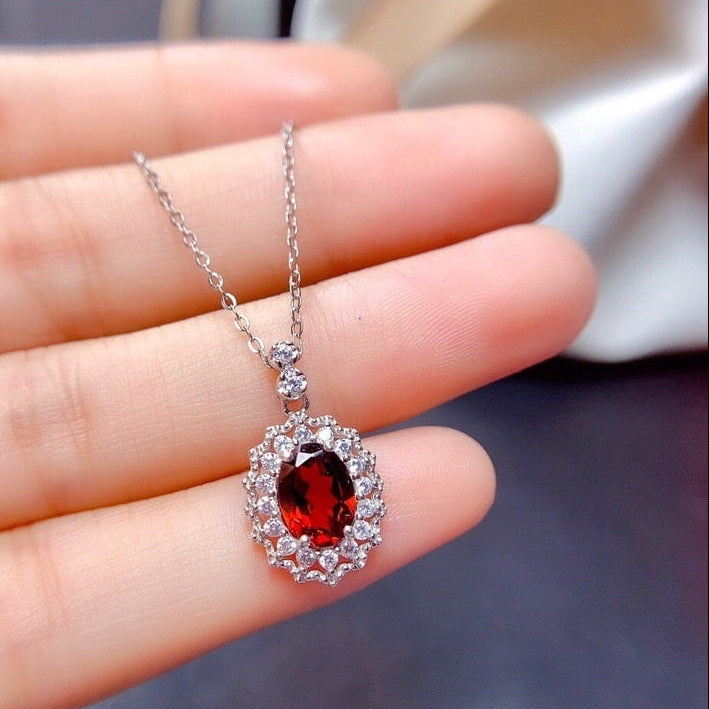 Royal Blood Zircon Pendent Set