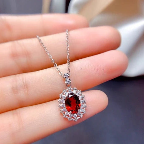 Oval Pendent Set