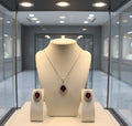 Royal Blood Zircon Pendent Set