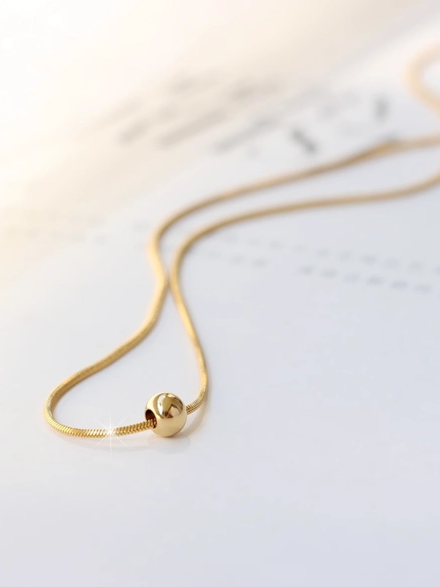 Gold Color Round Pendent