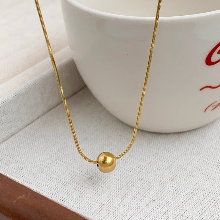 Gold Color Round Pendent