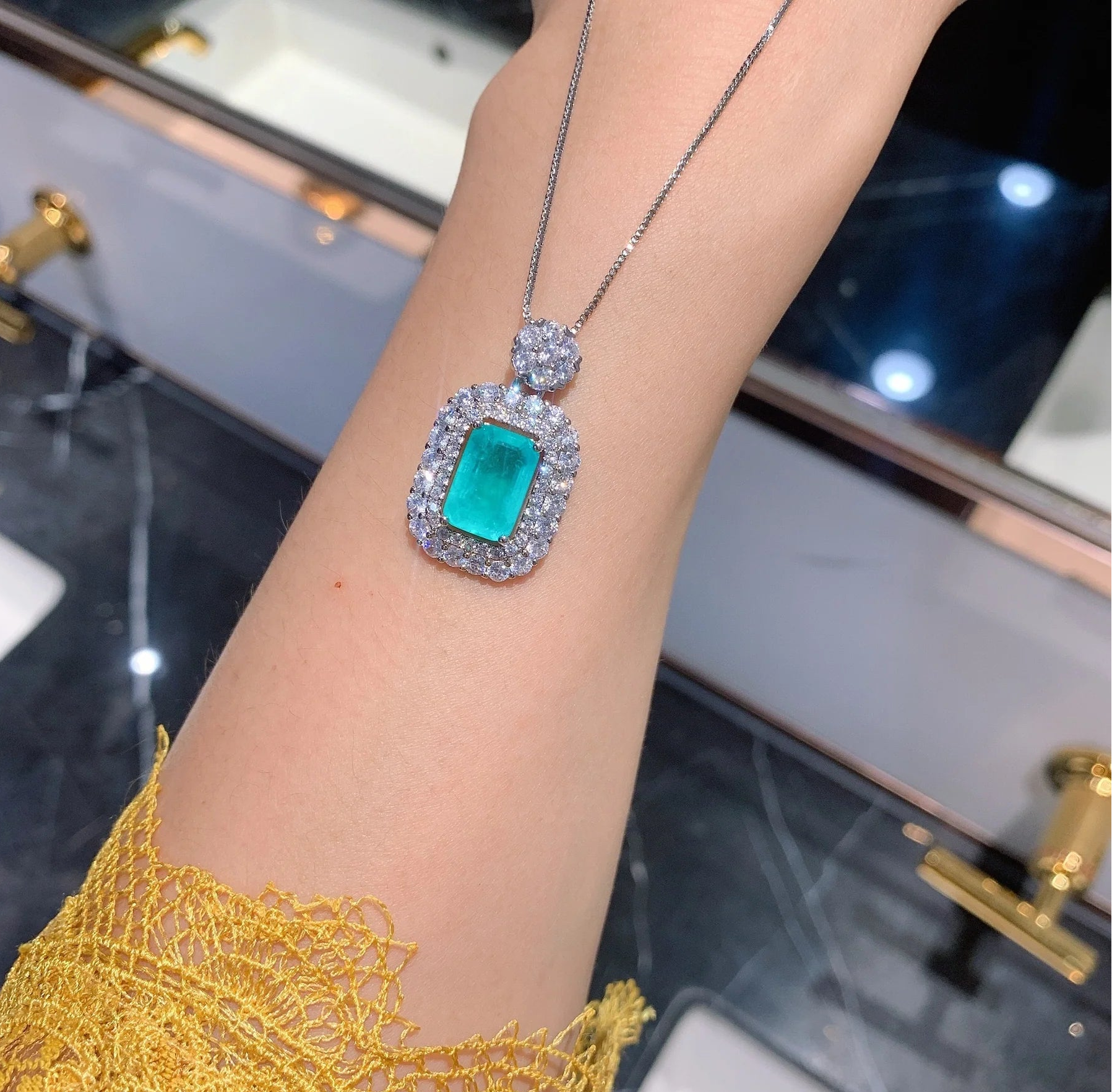 Rectangle/Tear Pendant