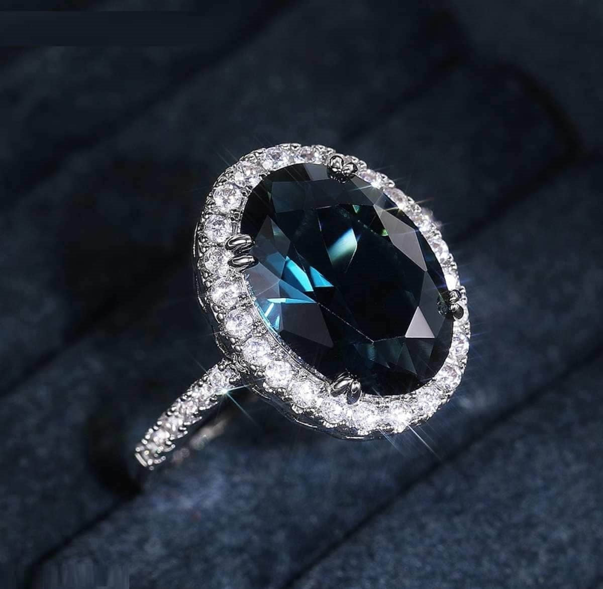Zircon Oval Imp Ring