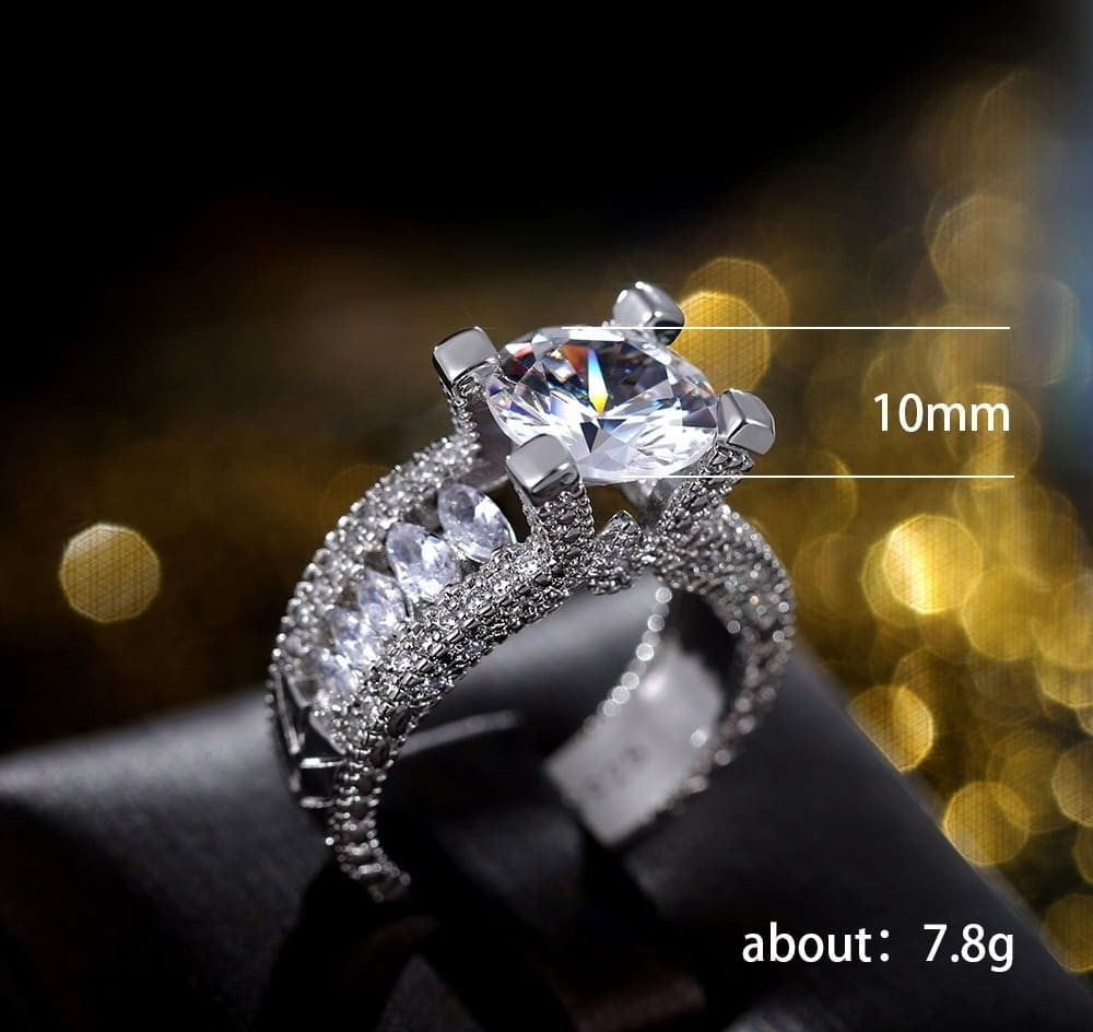 Cathedral Zircon Ring