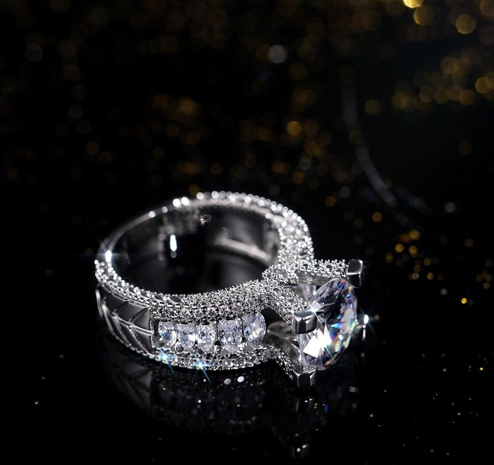 Cathedral Zircon Ring