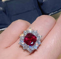 Zircon Round Tapered Adjustable Ring