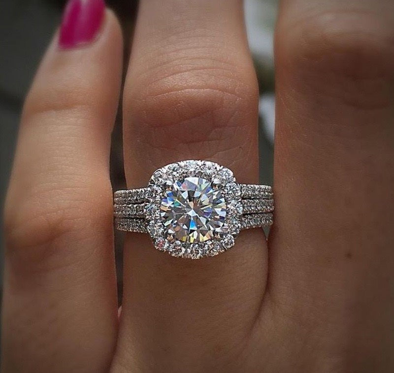 Imported Silver Square Ring