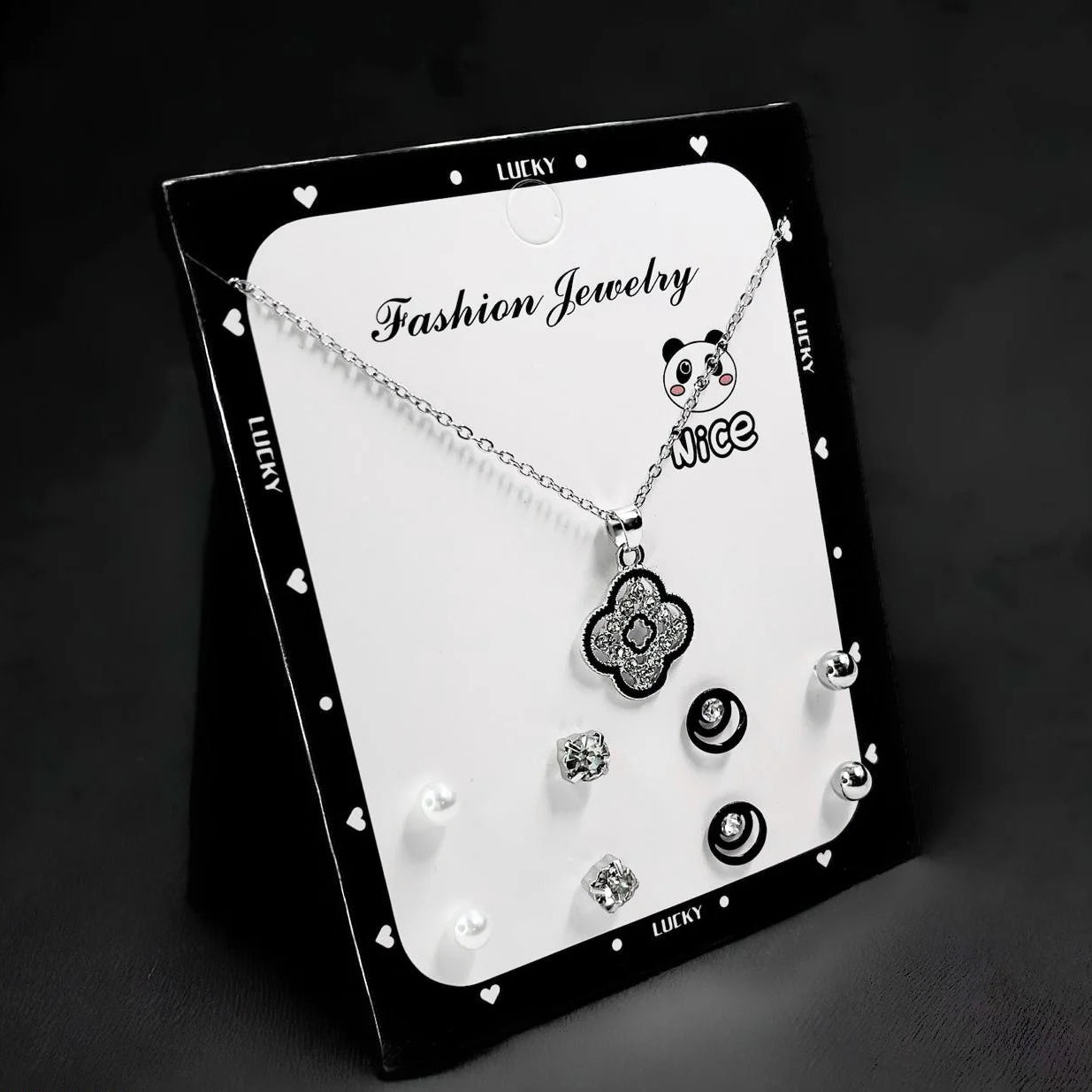 FNG Flower Pendent Set