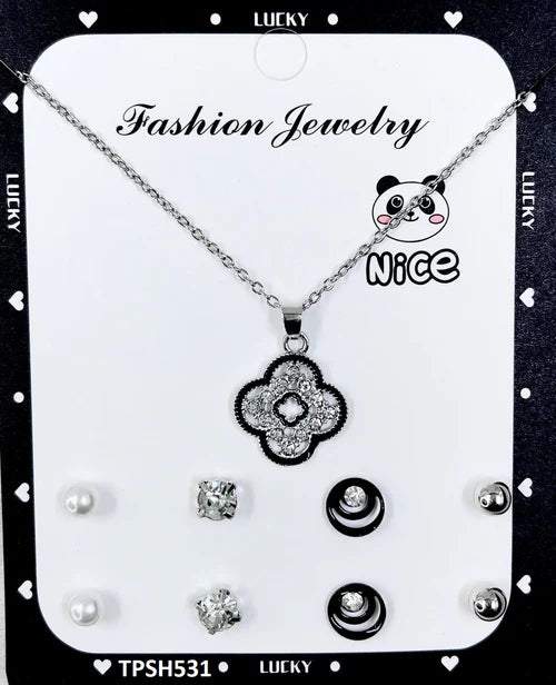 FNG Flower Pendent Set