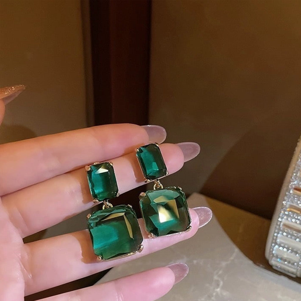 07 SYB Emerald Teardrop Earrings