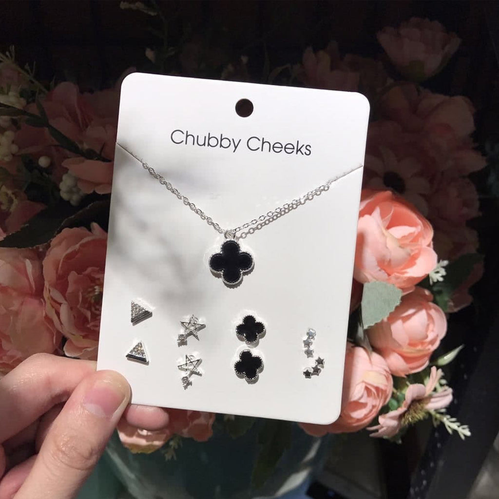 06  Clover Triangle/Cross/Star Pendant With Tops