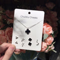 06  Clover Triangle/Cross/Star Pendant With Tops